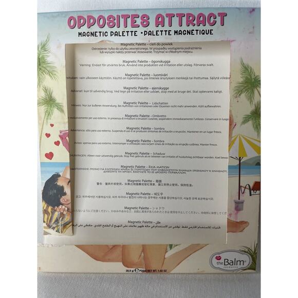 theBalm Opposites Attract Magnetic Eyeshadow Palette 12 Matte Shades NEW - Picture 3 of 3